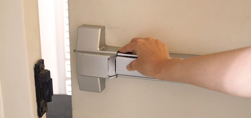 Roller Gate Panic Bar Installation in Isla Vista, California